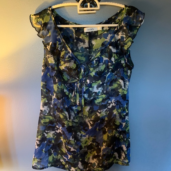 Ricki’s Ruffled Blouse with Camisole - Picture 1 of 6